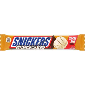 Snickers butterscotch scoop share size