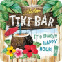 Sous verre metal aloha tiki bar