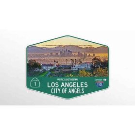 Plaque dibond los angeles city of angels