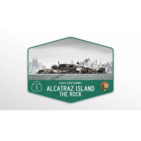 Plaque dibond alcatraz island the rock