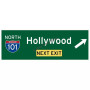 Plaque dibond hollywood next exit