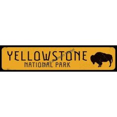 Plaque dibond yellowstone park