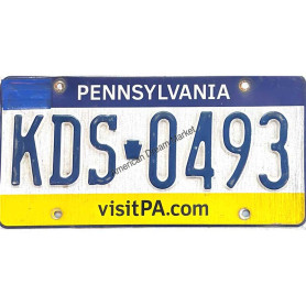 License plate pennsylvania