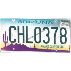 License plate arizona