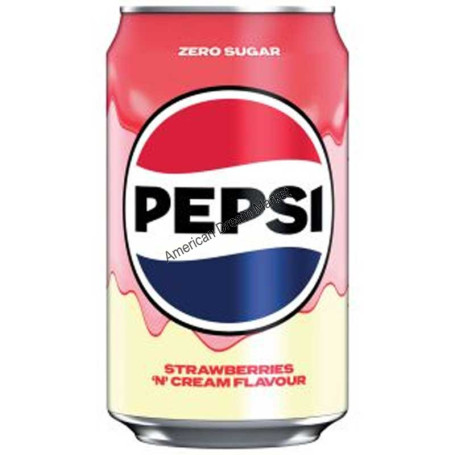 Pepsi zero sugar strawberry n cream