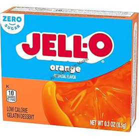 Jell-O zero sugar orange