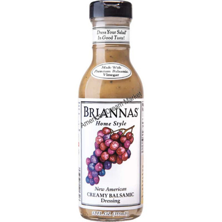Briannas new american creamy balsamic dressing