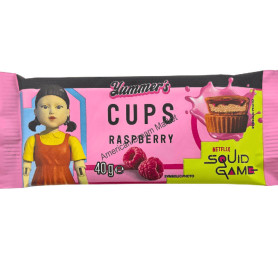 Yummer's squid game cups raspberry