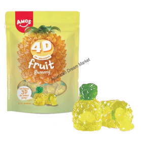 Amos 4D fruit gummy pineapple burst