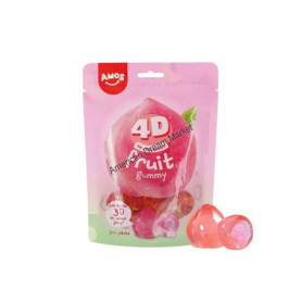 Amos 4D fruit gummy peach burst