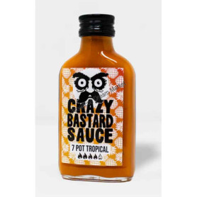 Crazy bastard sauce 7 pot and tropical