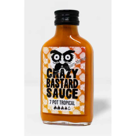 Crazy bastard sauce 7 pot and tropical