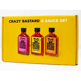 Crazy bastard 3 sauce set yellow