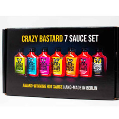 Crazy bastard 7 sauce set