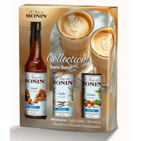 Sirop monin 3X25cl collection sans sucre