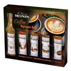 Sirop monin 5X50ml coffee syrups set