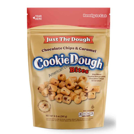 Cookie dough bites chocolate chips and caramel 241 g