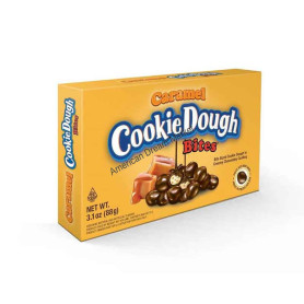 Cookie dough bites caramel