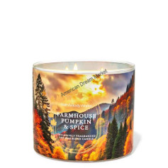 BBW bougie farmhouse pumpkin and spice