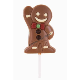 Sucette chocolat bonhomme pain d epices
