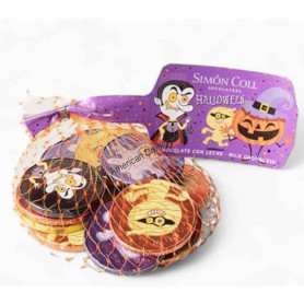 Filet pieces en chocolat halloween