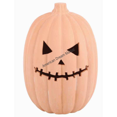 Deco citrouille terre cuite 30cm