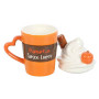 Mug avec couvercle pumpkin spice lover