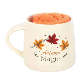 Mug autumn magic avec chaussette
