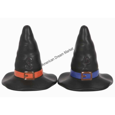 Saliere poivriere chapeau de sorciere