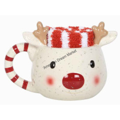 Mug renne avec chaussettes