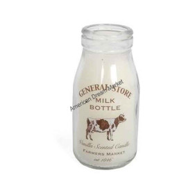 Bougie bouteille de lait