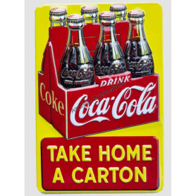 Magnet coca cola take home carton