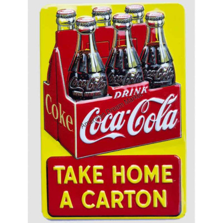 Magnet coca cola take home carton