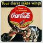 Magnet coca cola aviator man