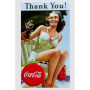 Magnet coca cola thank you beauty