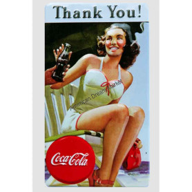 Magnet coca cola thank you beauty