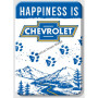 Magnet chevy dog road