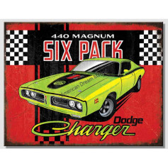 Plaque dodge six pack