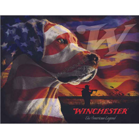 Plaque metal winchester dog