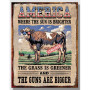 Plaque metal america