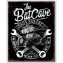 Plaque metal batman dad s garage