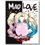 Plaque metal harley quinn mad love
