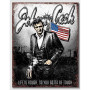Plaque metal johnny cash tough