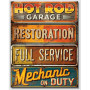 Plaque metal jq hotrod