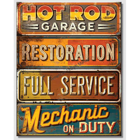 Plaque metal jq hotrod