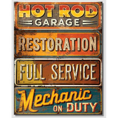 Plaque metal jq hotrod