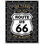 Plaque metal route 66 100 years
