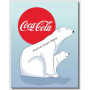 Plaque metal coke mama bear