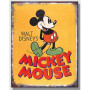 Plaque metal mikey mouse poster