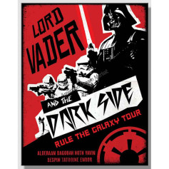 Plaque metal star wars lord vader